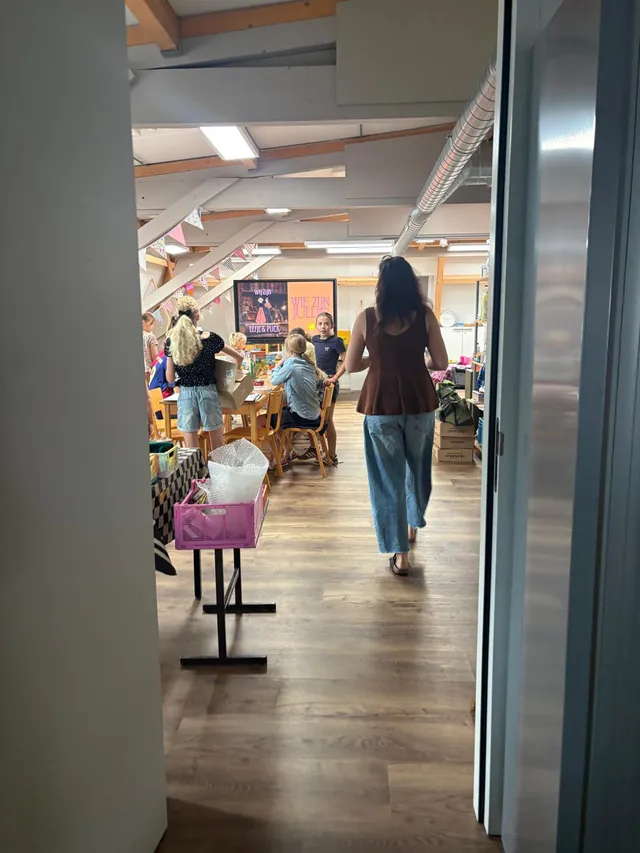 Foto van de workshop Verborgen wereld bieb