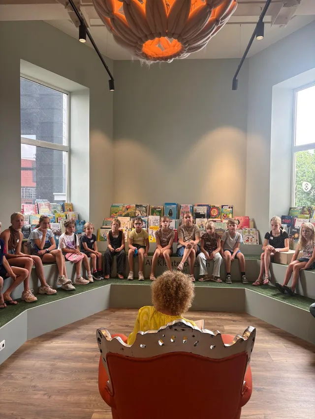 Foto van de workshop Verborgen wereld bieb